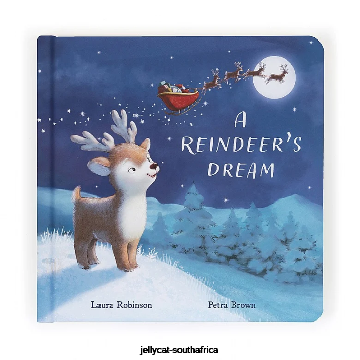 193 Book Mitzi Reindeer's Dream Book Multi-colour Jellycat