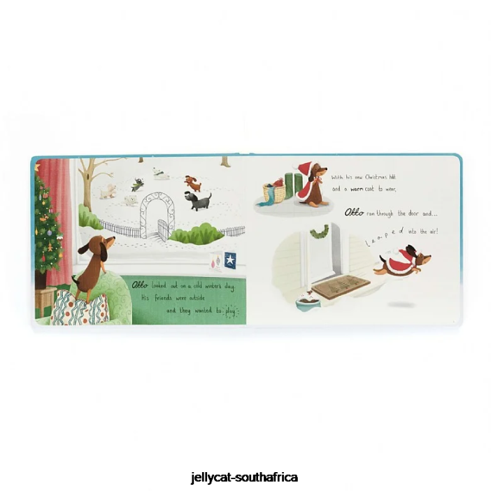 277 Book Otto's Snowy Christmas Book Multi-colour Jellycat
