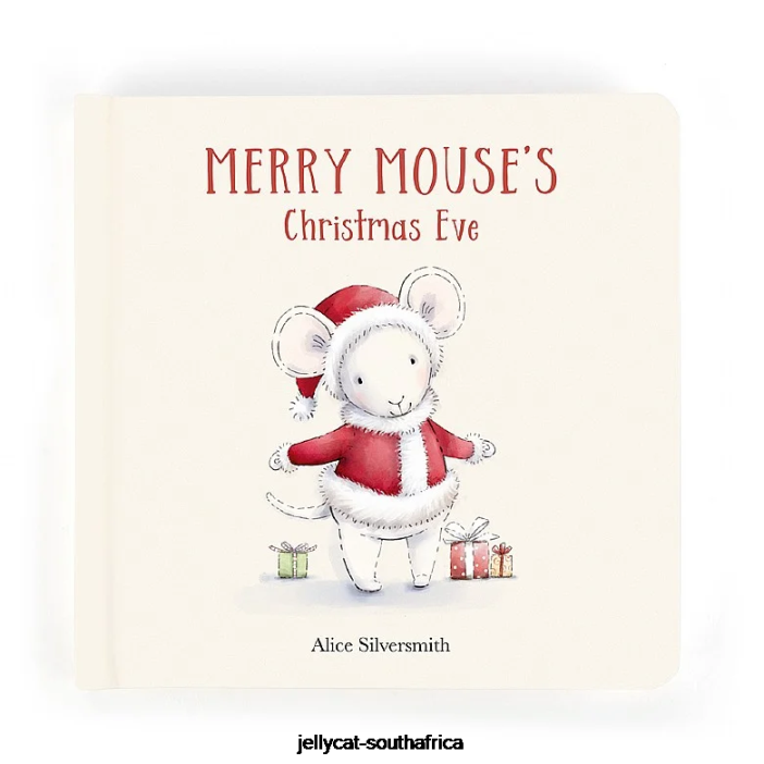 278 Book Merry Mouse Book and Merry Mouse Cream Jellycat