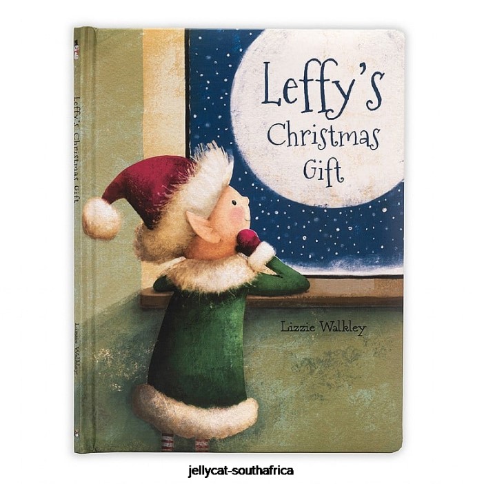 352 Book Leffy's Christmas Gift Book and Leffy Elf Multi-colour Jellycat
