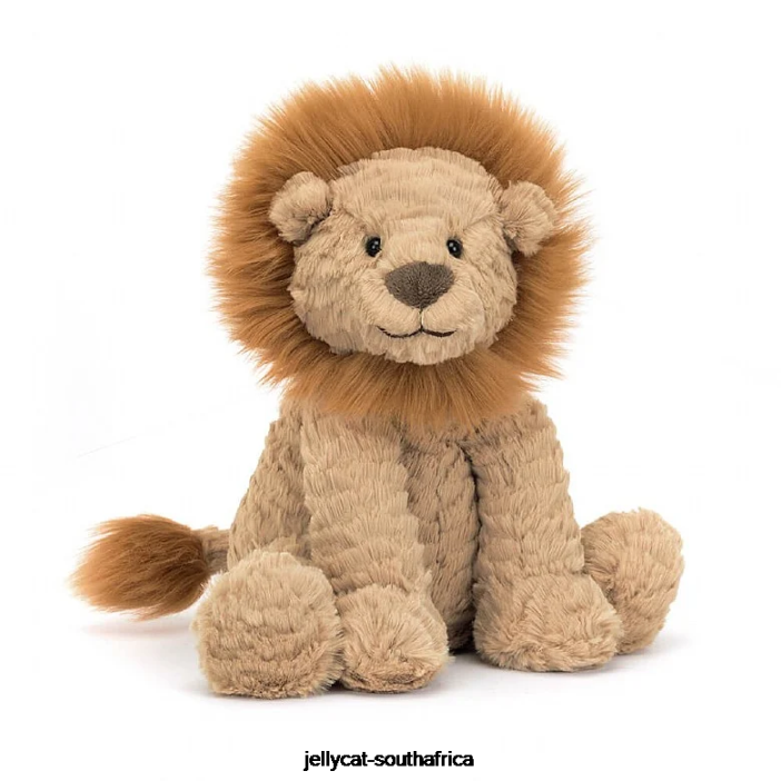 692 Book The Very Brave Lion Book and Fuddlewuddle Lion Tan Jellycat