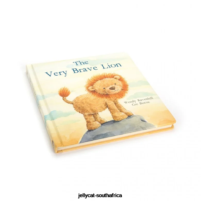 698 Book The Very Brave Lion Book Multi-colour Jellycat
