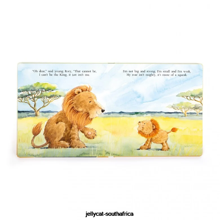 698 Book The Very Brave Lion Book Multi-colour Jellycat