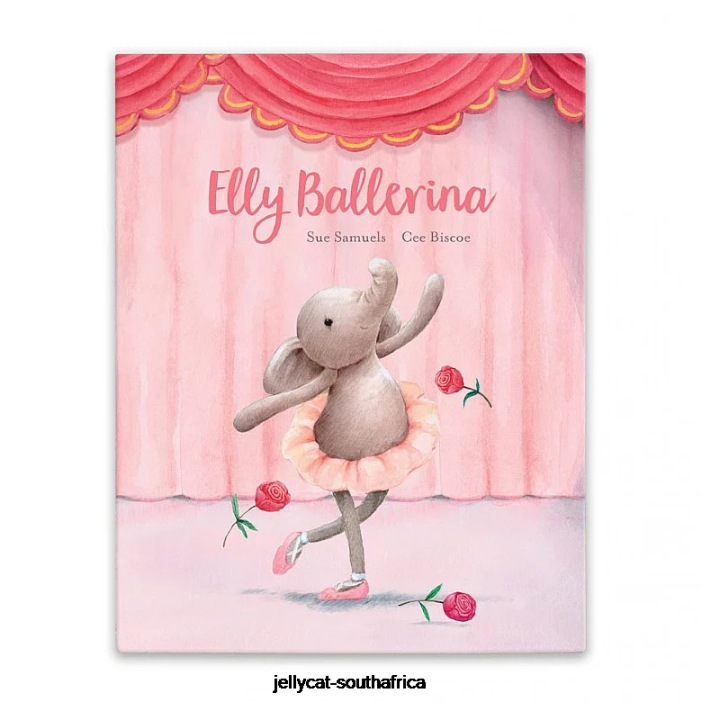 703 Book Elly Ballerina Book Multi-colour Jellycat