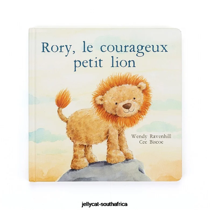 708 Book Rory Le Courageux Petit Lion Livre (The Very Brave Lion) Multi-colour Jellycat