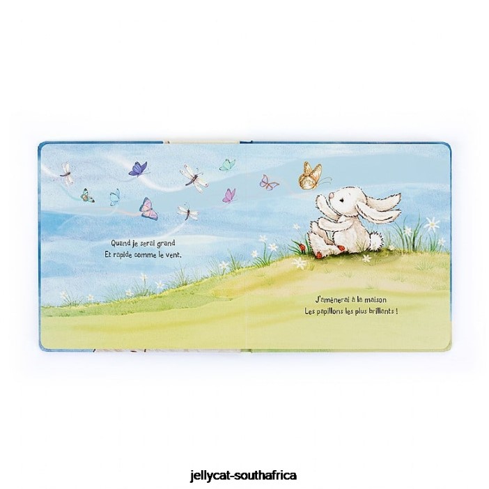 720 Book Lapin Timide Veut Grandir Livre (When I Am Big) Multi-colour Jellycat