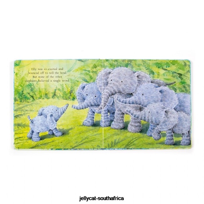 740 Book Elephants Can't Fly Book Multi-colour Jellycat