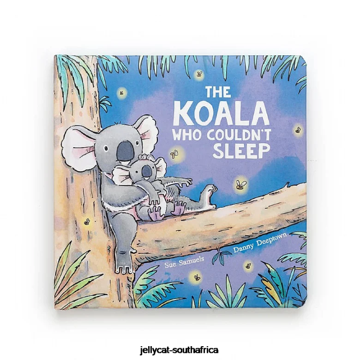 784 Book The Koala Who Couldnt Sleep Book Multi-colour Jellycat