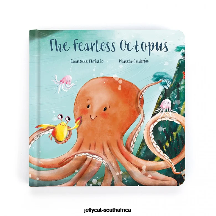 798 Book The Fearless Octopus Book Multi-colour Jellycat