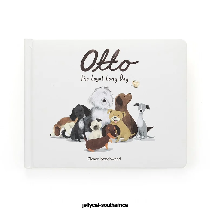 799 Book Otto the Loyal Long Dog Book Multi-colour Jellycat