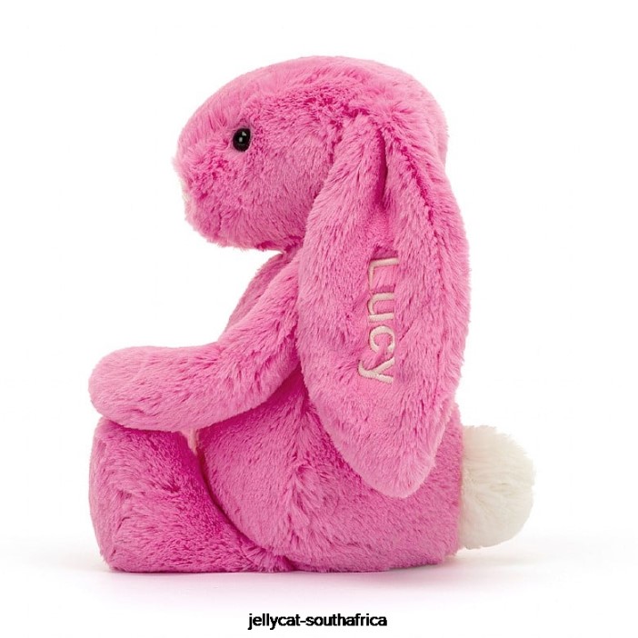 173 Toy Personalised Bashful Bunny Medium Hot Pink Jellycat