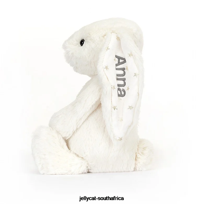 203 Toy Personalised Bashful Twinkle Bunny Medium Cream Jellycat