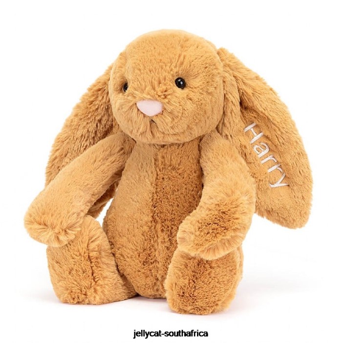 214 Toy Personalised Bashful en Bunny Medium Gold Jellycat