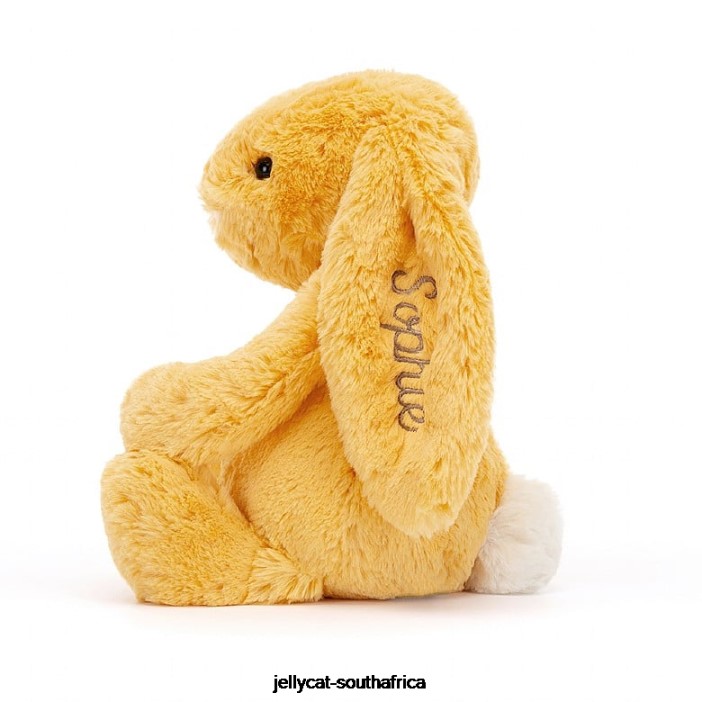 314 Toy Personalised Bashful Bunny Medium Sunshine Jellycat