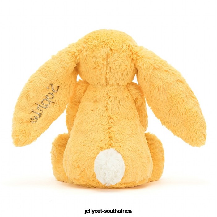 314 Toy Personalised Bashful Bunny Medium Sunshine Jellycat