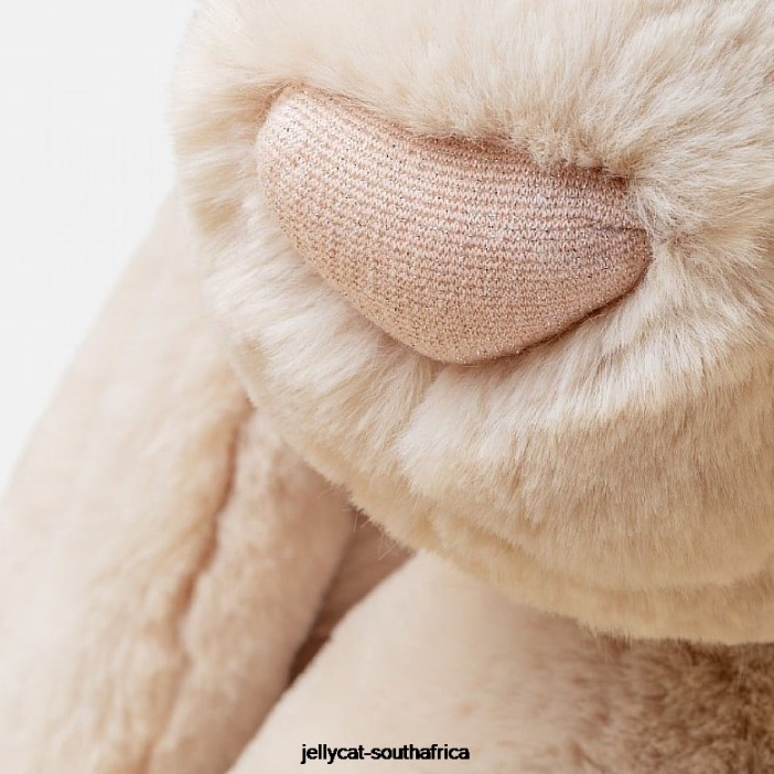 393 Toy Personalised Bashful Luxe Bunny Willow Huge Beige Jellycat