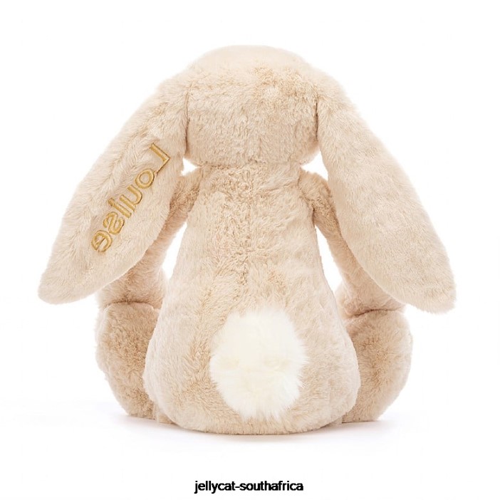 393 Toy Personalised Bashful Luxe Bunny Willow Huge Beige Jellycat