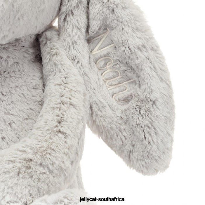 450 Toy Personalised Bashful Bunny Huge Silver Jellycat