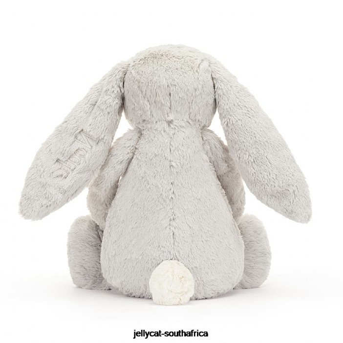 450 Toy Personalised Bashful Bunny Huge Silver Jellycat