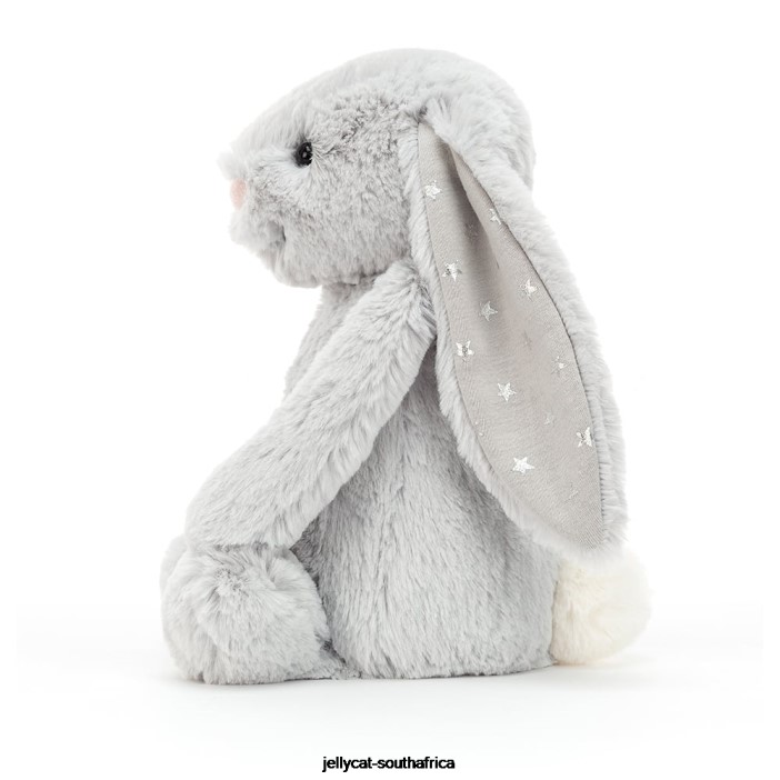 461 Toy Bashful Shimmer Bunny Grey Jellycat