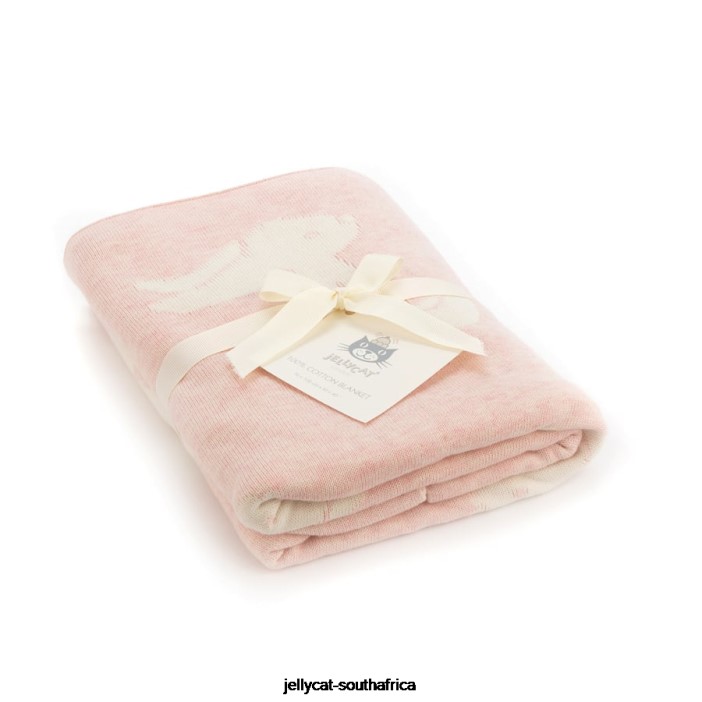 690 Toy Bashful Bunny Blanket Pink Jellycat