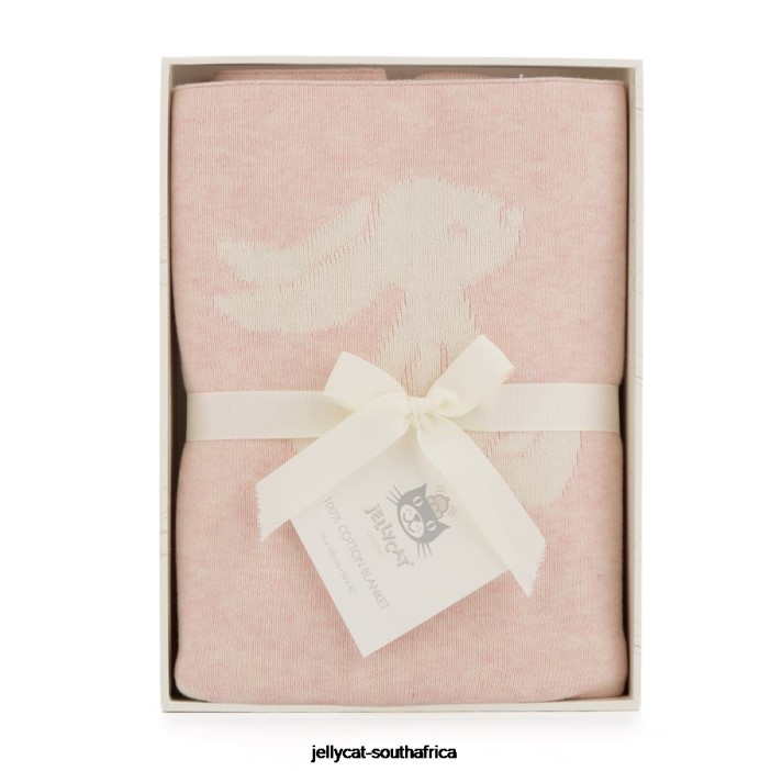 697 Toy Bashful Bunny Blanket Blue Jellycat