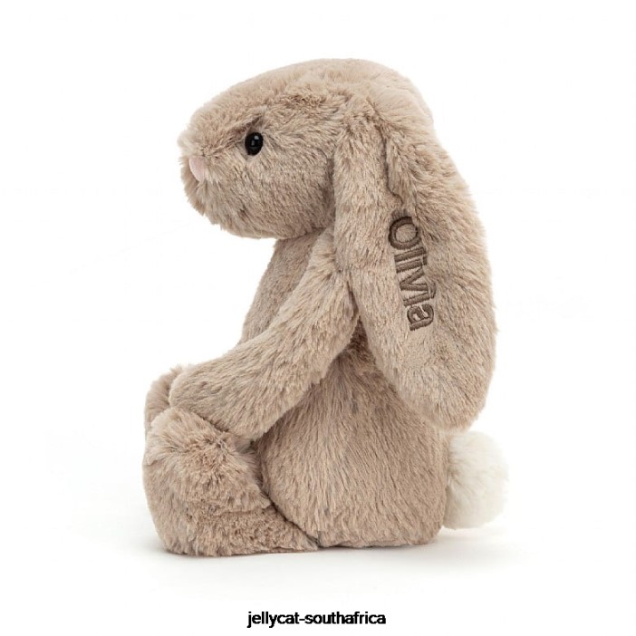 69 Toy Personalised Bashful Bunny Medium Beige Jellycat