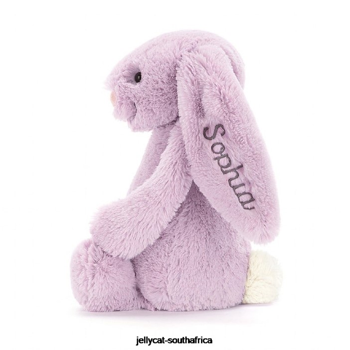 92 Toy Personalised Bashful Bunny Medium Lilac Jellycat