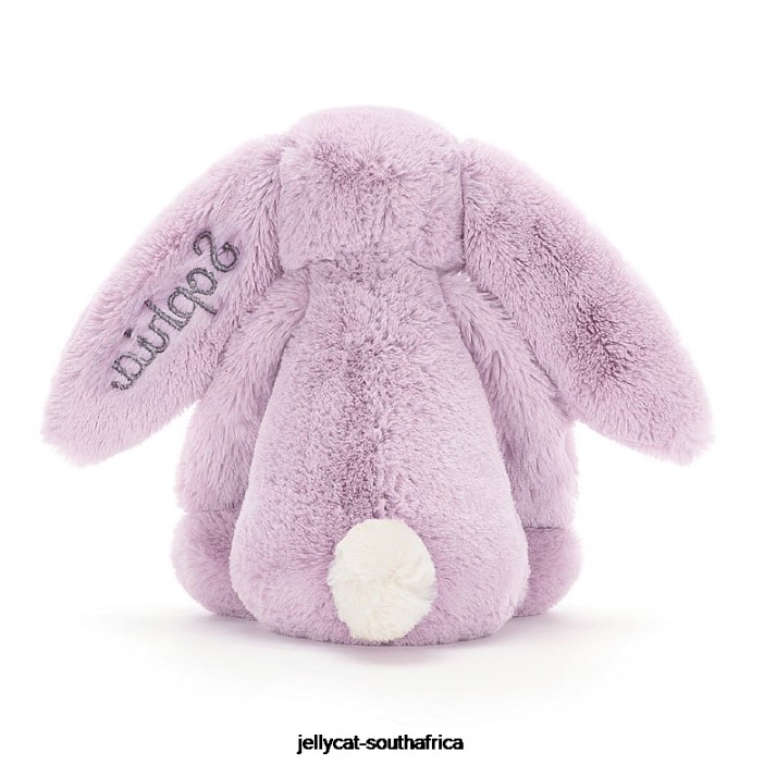 92 Toy Personalised Bashful Bunny Medium Lilac Jellycat