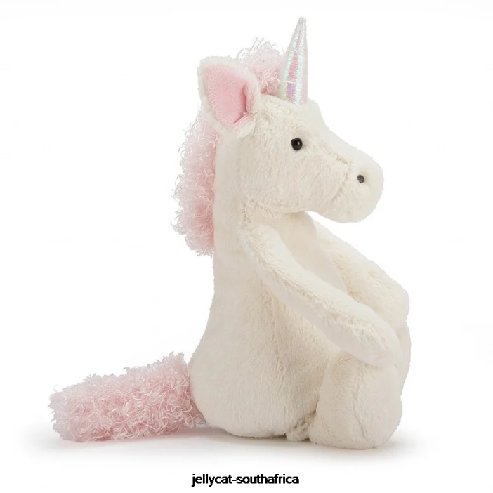 145 Toy Bashful Unicorn White Jellycat
