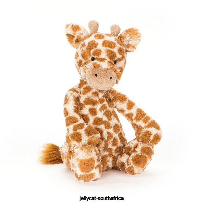 183 Toy Bashful Giraffe Orange Jellycat