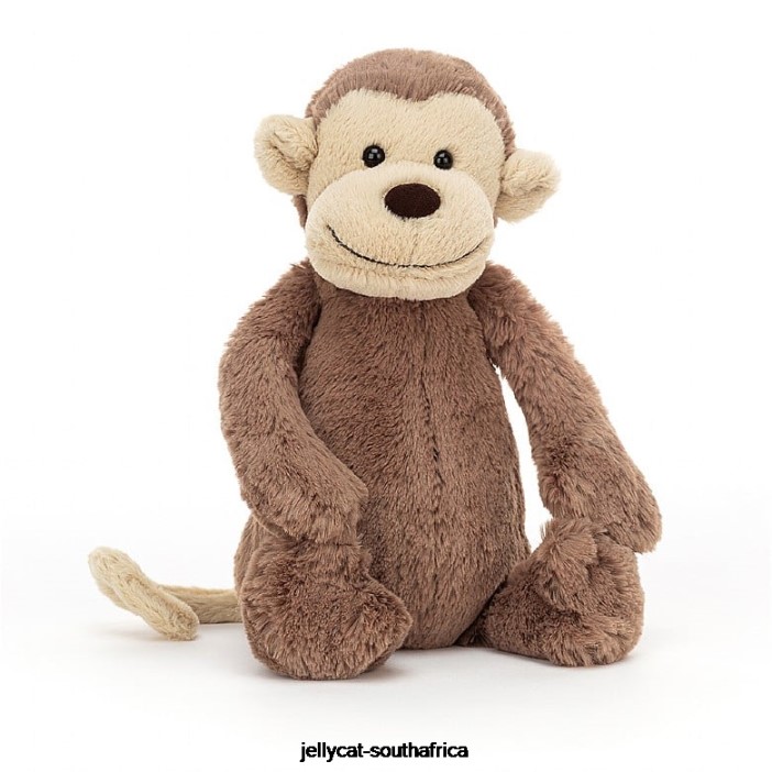 197 Toy Bashful Monkey Brown Jellycat