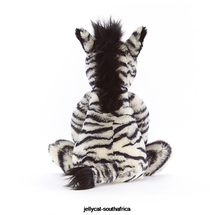 611 Toy Bashful Zebra Black and White Jellycat