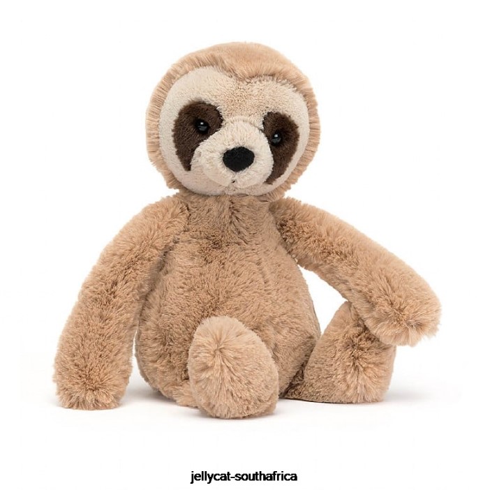 87 Toy Bashful Sloth Tan Jellycat