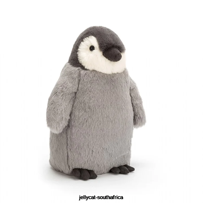 184 Toy Percy Penguin Grey Jellycat