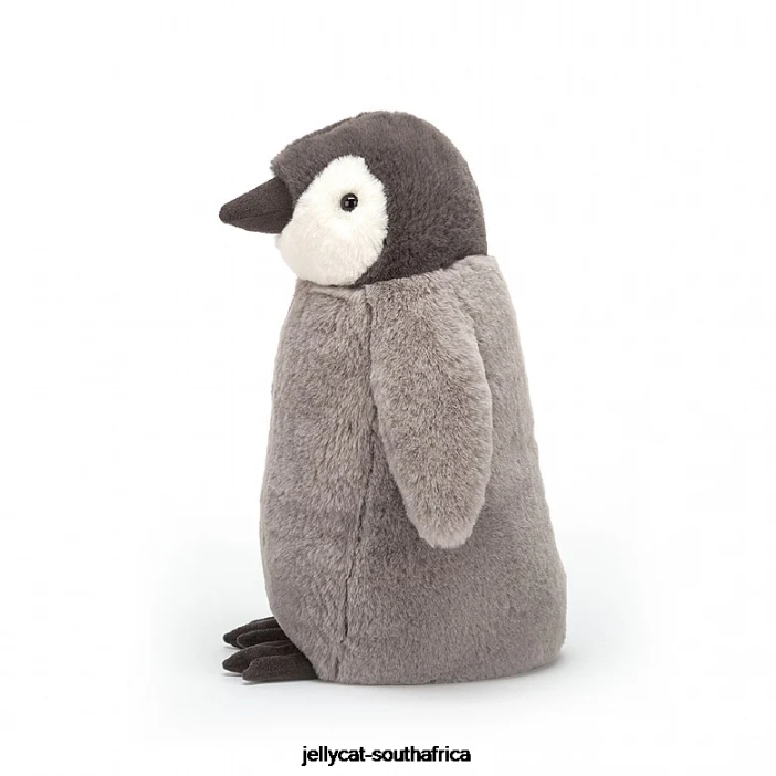 184 Toy Percy Penguin Grey Jellycat