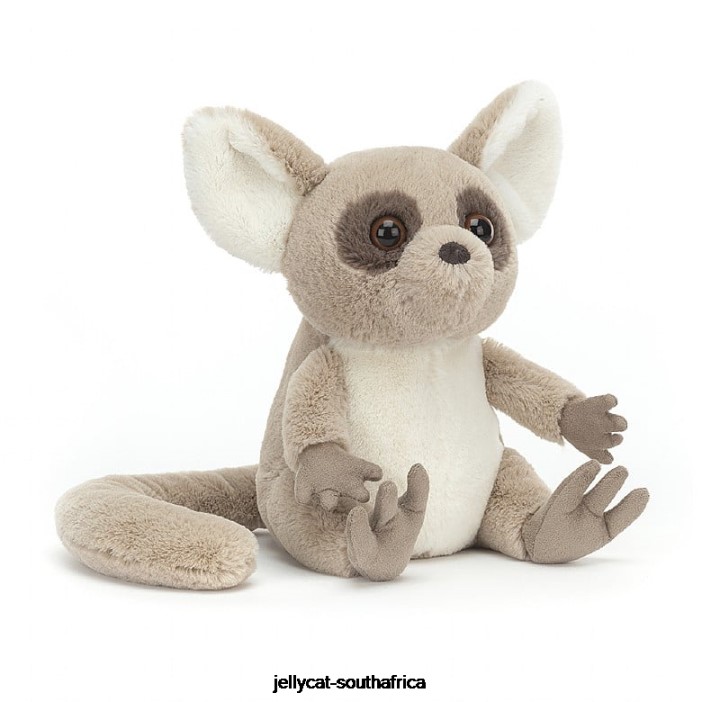 253 Toy Bruce Bush Baby Grey Jellycat