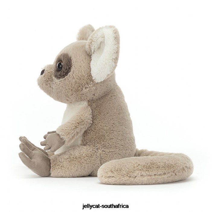 253 Toy Bruce Bush Baby Grey Jellycat