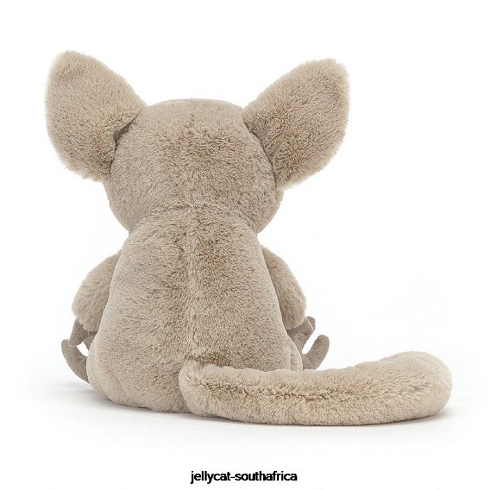 253 Toy Bruce Bush Baby Grey Jellycat
