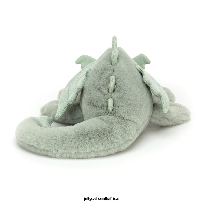 585 Toy Sage Dragon Pale Green Jellycat