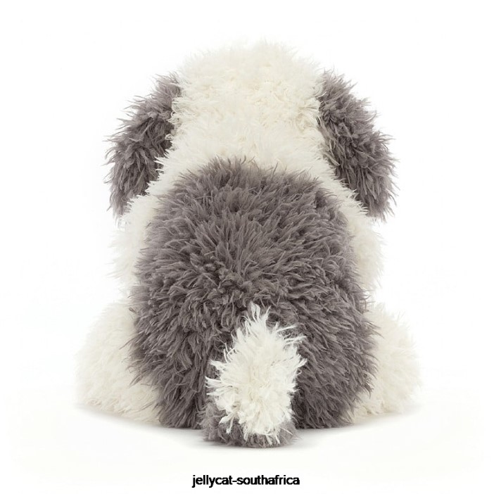 403 Toy Floofie Sheepdog Grey and White Jellycat
