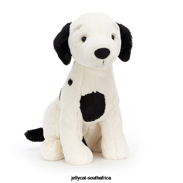 440 Toy Harper Pup Black & Cream Jellycat