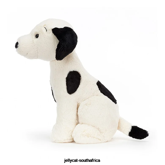 440 Toy Harper Pup Black & Cream Jellycat