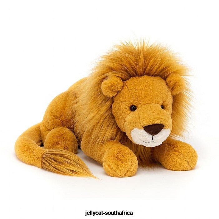 568 Toy Louie Lion Orange Jellycat