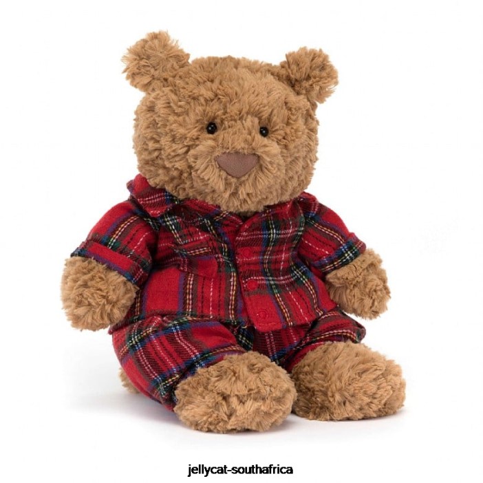 11 Toy Bartholomew Bear Bedtime Brown Jellycat