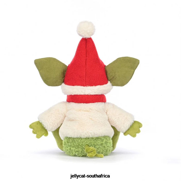 120 Toy Christmas Grizzo Green Jellycat