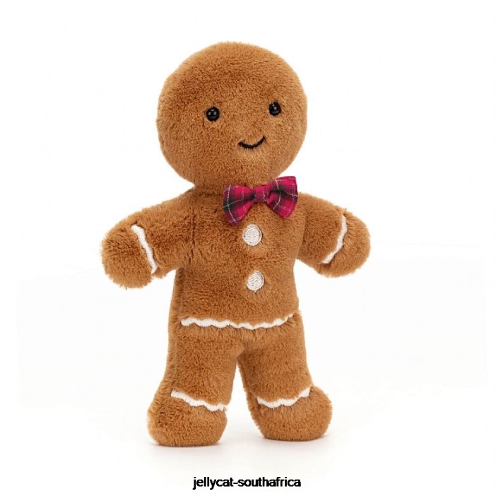 14 Toy Jolly Gingerbread Fred Beige Jellycat