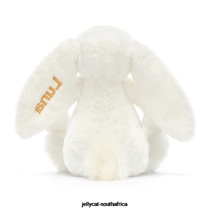 228 Toy Personalised Bashful Luxe Bunny Luna Medium White Jellycat
