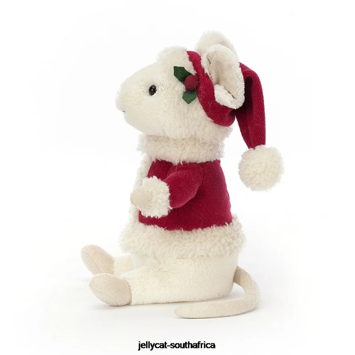 233 Toy Merry Mouse Skiing Green Jellycat