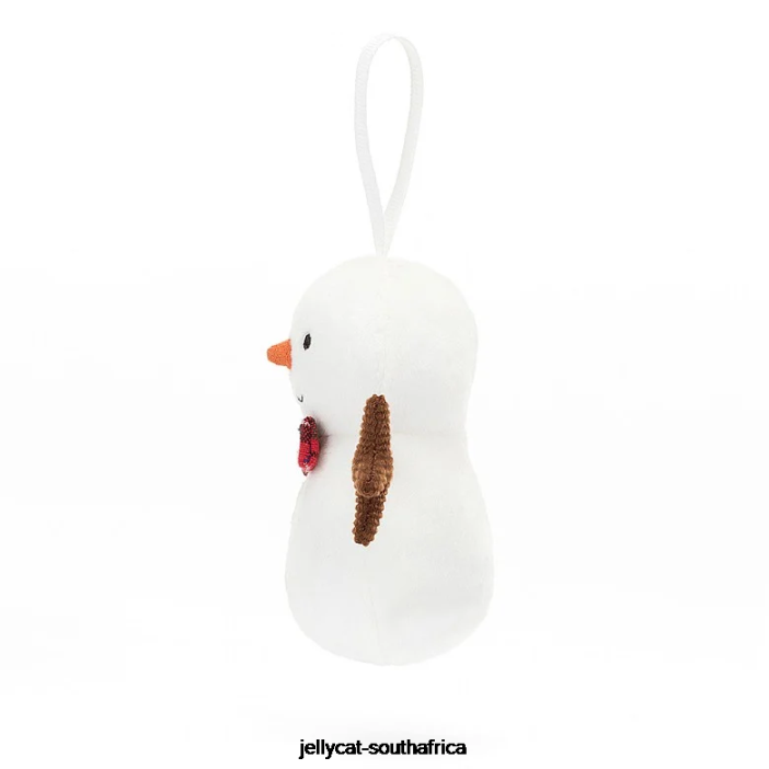 30 Toy Festive Folly Snowman White Jellycat